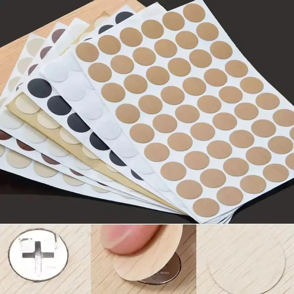 Woodworking Glue - 54 шт./комплект самоклеящихся деревянных накладок-колпачков для
